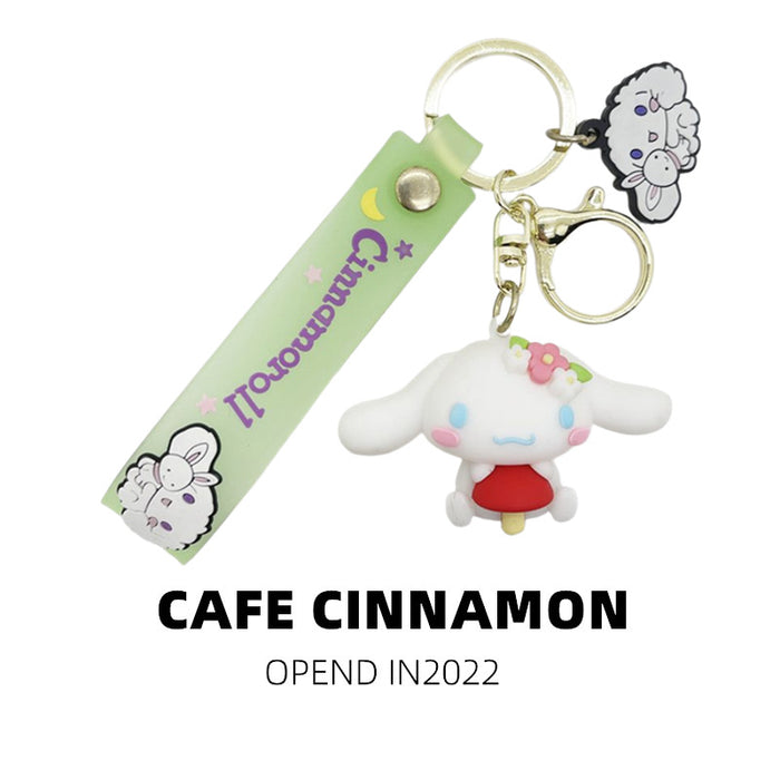 Wholesale Keychain PVC Soft Adhesive Cute Cartoon Creative Ornament JDC-KC-JiaoL017