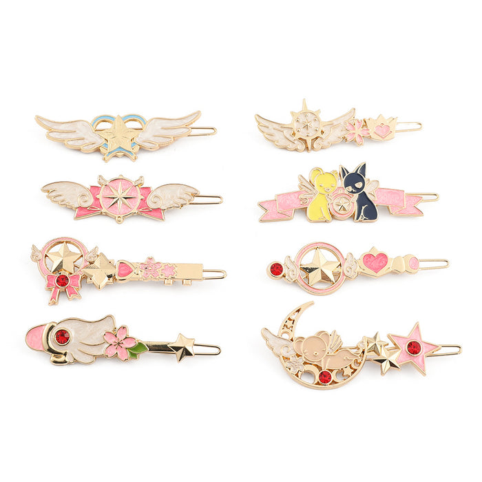 Wholesale Hair Clips Alloy Anime Peripherals (M) MOQ≥2 JDC-HC-KeFeng001