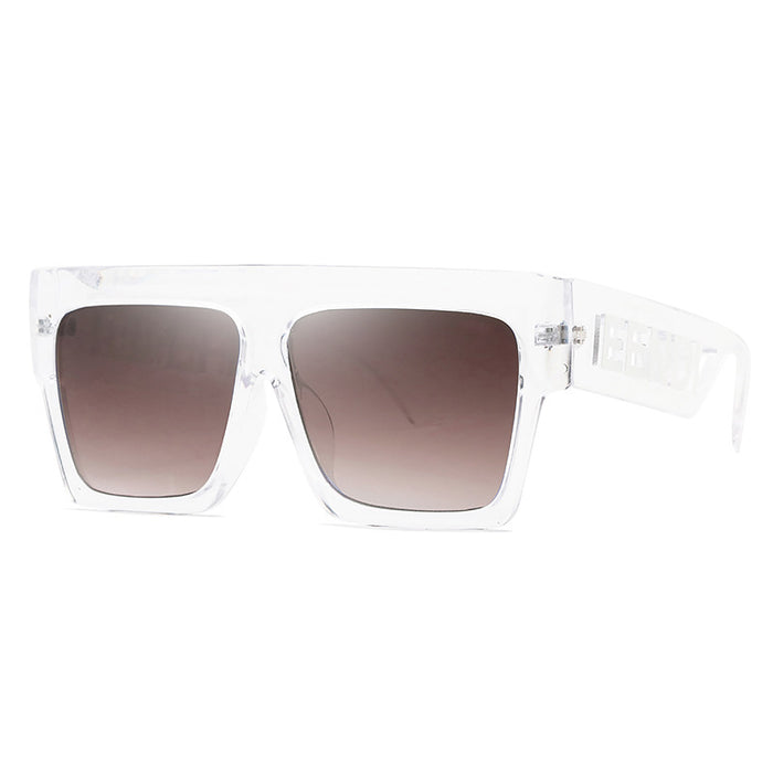 Wholesale large frame square sunglasses women's retro sun protection JDC-SG-YinB008