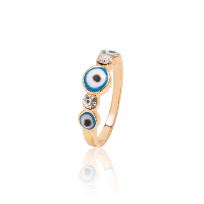 Jewelry WholesaleWholesale Devil's Eye Metal Adjustable Ring MOQ≥3 JDC-RS-GSYS001 Rings 伊尚 %variant_option1% %variant_option2% %variant_option3%  Factory Price JoyasDeChina Joyas De China