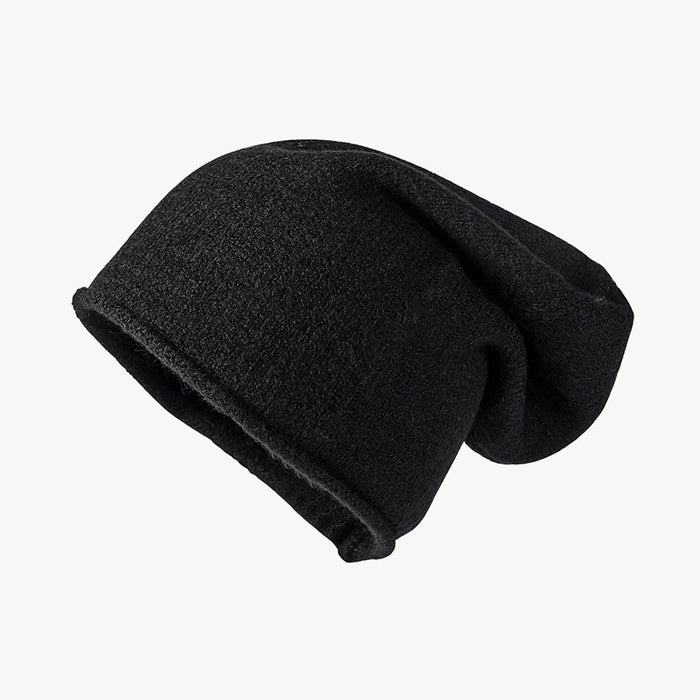Wholesale Hats Wool Winter Warm Roll-Brim Beanie Hats JDC-FH-MAC006