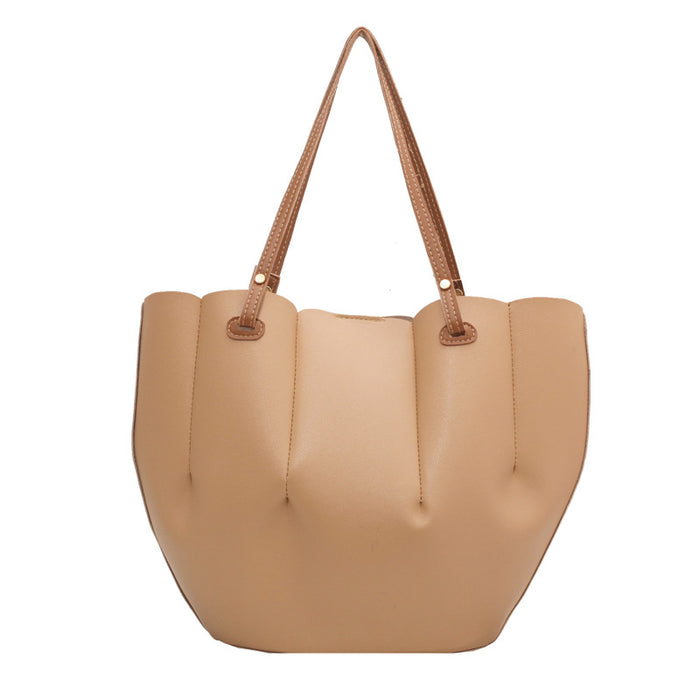 Wholesale Handbag PU Large Capacity Shoulder Tote Bag JDC-HB-Chunyao001