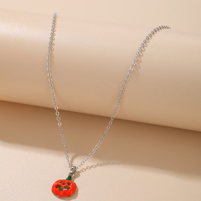 Wholesale Necklace Alloy Halloween Funny Cartoon Necklace JDC-NE-TANG003