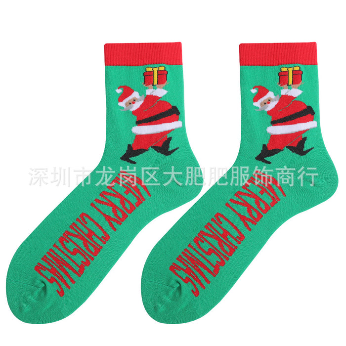 Wholesale socks pure cotton mid tube socks JDC-SK-DFF021