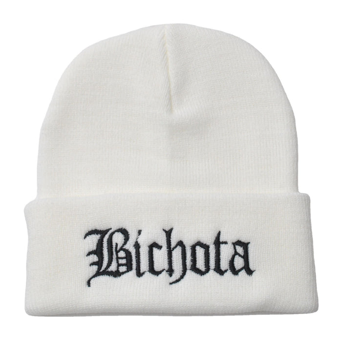 Wholesale Hat Acrylic Letter Embroidery Winter Warm Knit Hat JDC-FH-XRong018