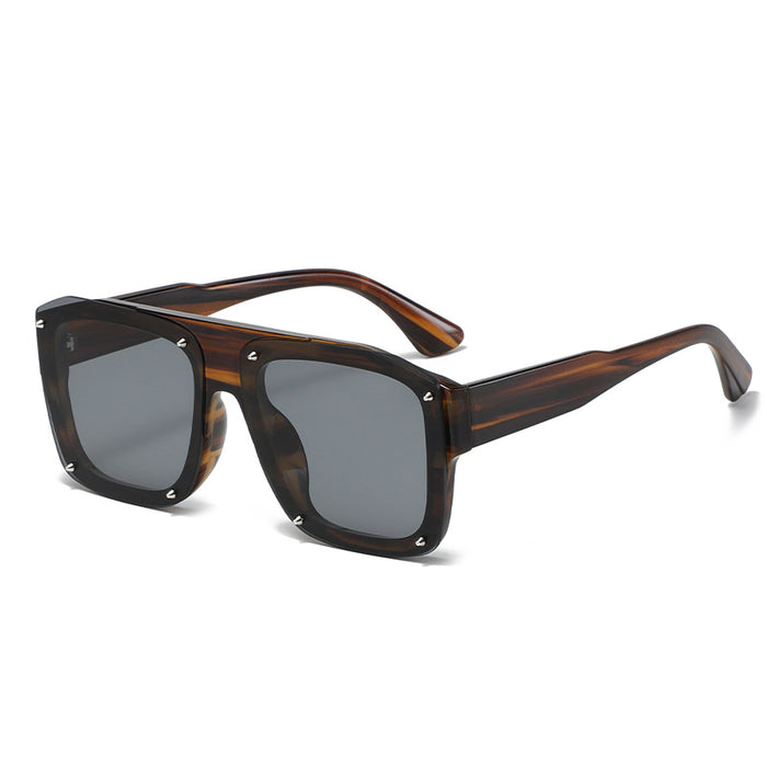 Wholesale Sunglasses PC Punk Style Square Rivets JDC-SG-JQB006
