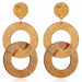 Jewelry WholesaleWholesale Resin Acrylic Hoop Chain Earrings JDC-ES-JuF001 Earrings 巨发 %variant_option1% %variant_option2% %variant_option3%  Factory Price JoyasDeChina Joyas De China