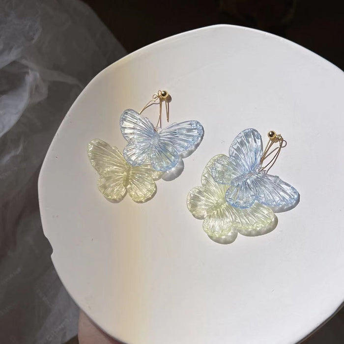 Wholesale wild fairy butterfly earrings JDC-ES-Xinx001