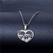 Jewelry WholesaleWholesale Geometric Silver Stainless Steel Floral Heart Necklace JDC-ES-MINGM005 necklaces 敏萌 %variant_option1% %variant_option2% %variant_option3%  Factory Price JoyasDeChina Joyas De China