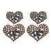 Jewelry WholesaleWholesale Multilayer Heart Shaped Alloy Color Rhinestone Earrings JDC-ES-JL944 Earrings 氿乐 %variant_option1% %variant_option2% %variant_option3%  Factory Price JoyasDeChina Joyas De China