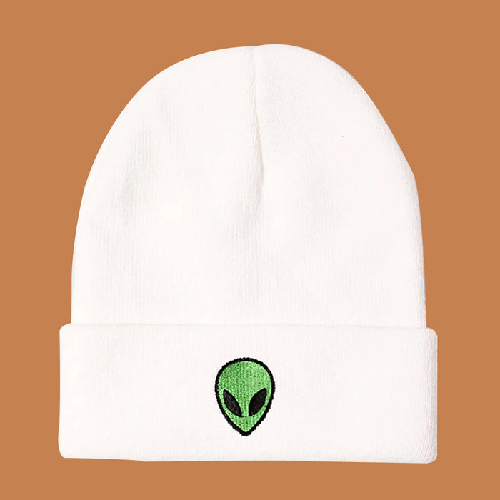 Bordado al aire libre de invierno acrílico al por mayor sombrero alienígena sombrero de punto cálido MOQ≥2 JDC-FH-TANGQ005