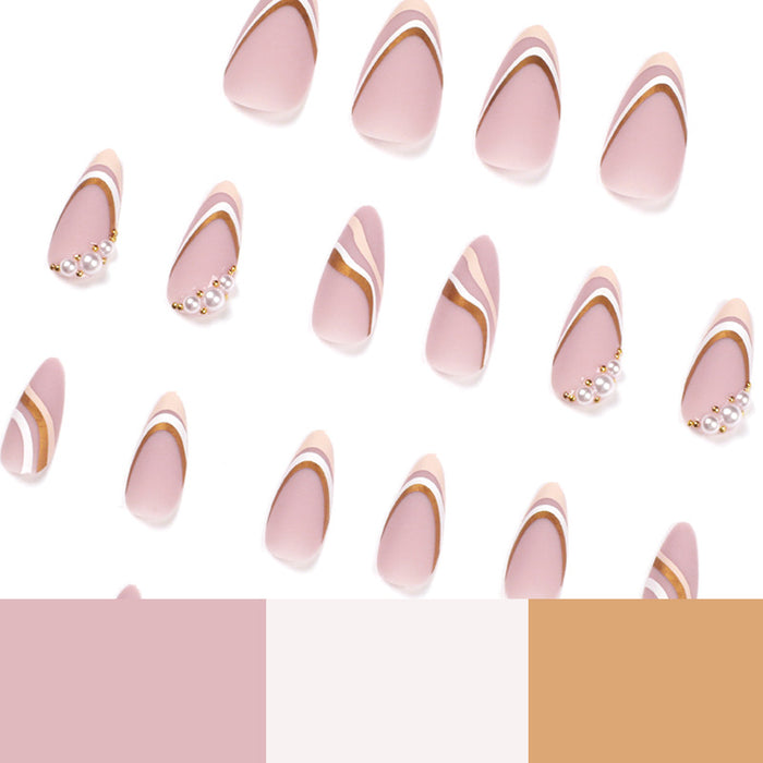 Armadura de aderezo de perla rosa y blanca rosa y blanca al por mayor jdc-ns- lfan003