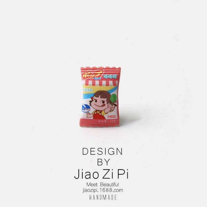 Wholesale Hair Clips Resin 3D Candy Snacks JDC-HC-JZP005