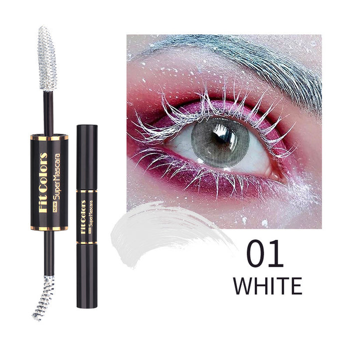 Wholesale Double-Ended Coloured Mascara is thick and curly waterproof without smudging MOQ≥3 JDC-MA-feit001