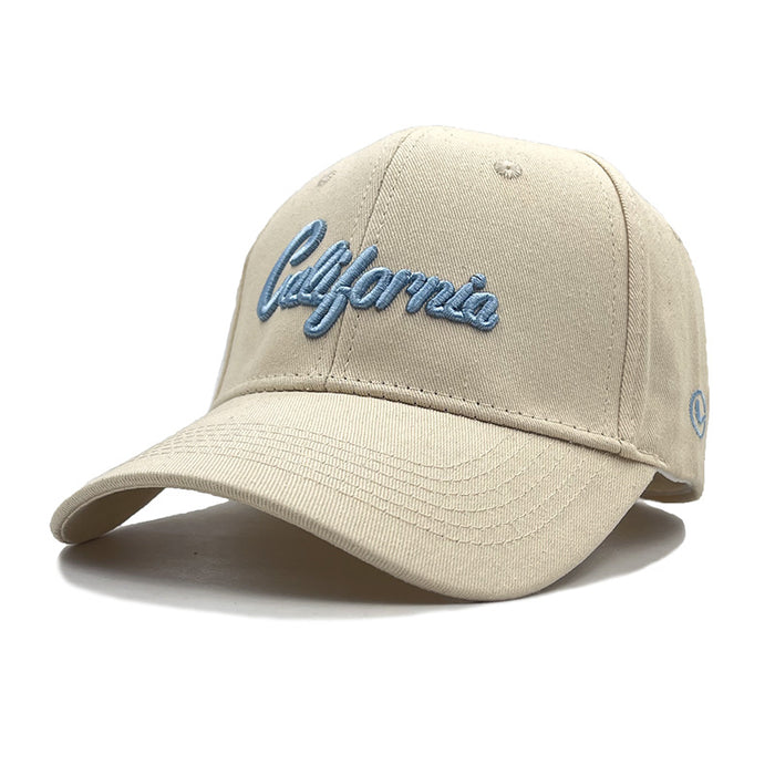 Wholesale California Lettre broderie Cotton Baseball Cap JDC-FH-axing004