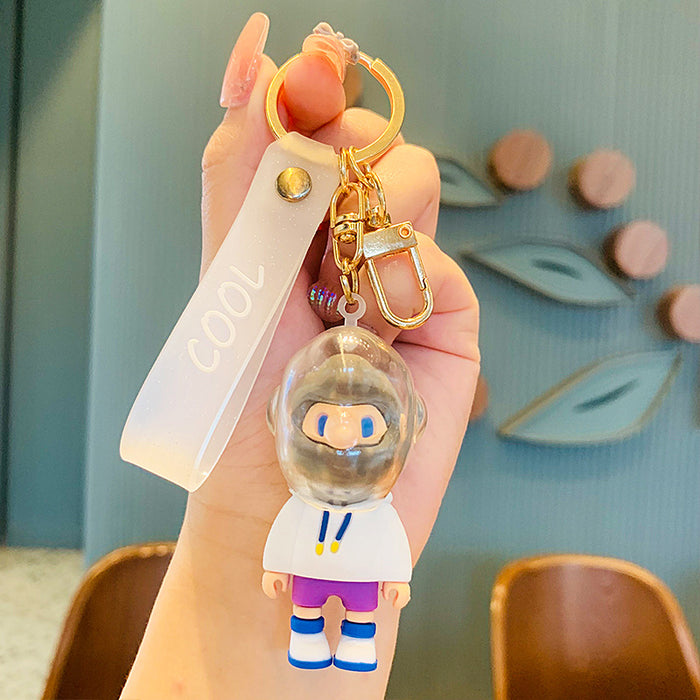 Wholesale Keychains For Backpacks creative boyfriend Lichao play keychain pendant cartoon cute JDC-KC-MSi017
