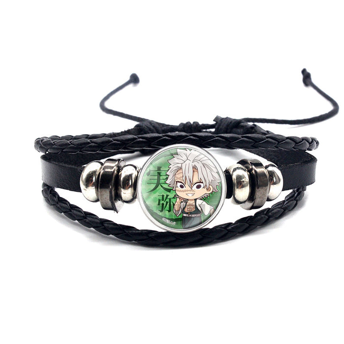 Wholesale cowhide cartoon adjustable bracelet bracelet MOQ≥2 (M) JDC-BT-YanY008