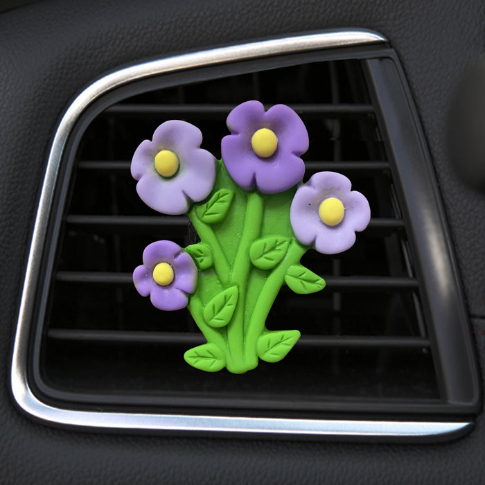 Accesorios al por mayor de automóviles Metal Candy Color Flowers Outlet Air Perfume Clip Moq≥2 JDC-CA-Znyk019