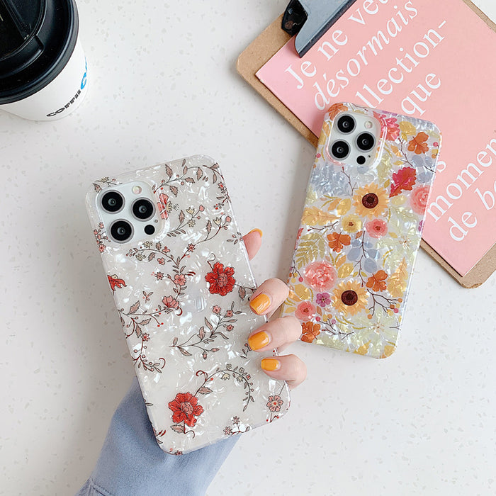 Wholesale Mobile Phone Shell Shell Pattern Small Floral JDC-PC-sc048