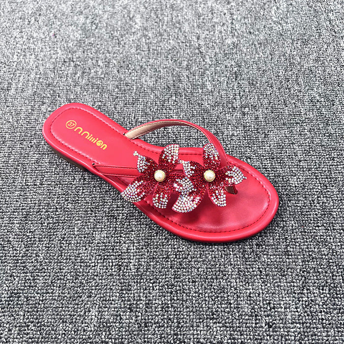 Wholesale Sandals flat women girl ladies slippers shoes MOQ≥2 JDC-SD-YouF001