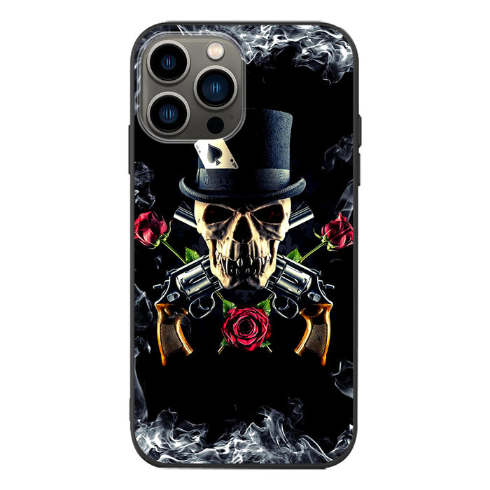 Wholesale Phone Case TPU Halloween Rose Skull JDC-PC-CNQ001