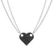 Jewelry WholesaleWholesale heart shape double layer bead chain alloy necklace JDC-NE-F042 Necklaces 韩之尚 %variant_option1% %variant_option2% %variant_option3%  Factory Price JoyasDeChina Joyas De China