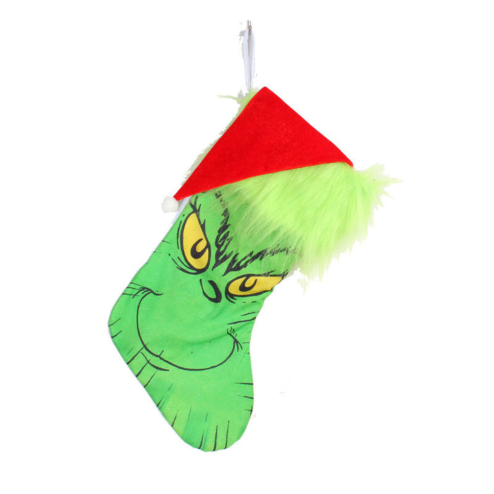 Wholesale Christmas Day Glowing Socks Decorative Socks Pendant Gift Bag (M) MOQ≥2 JDC-DCN-Panx004