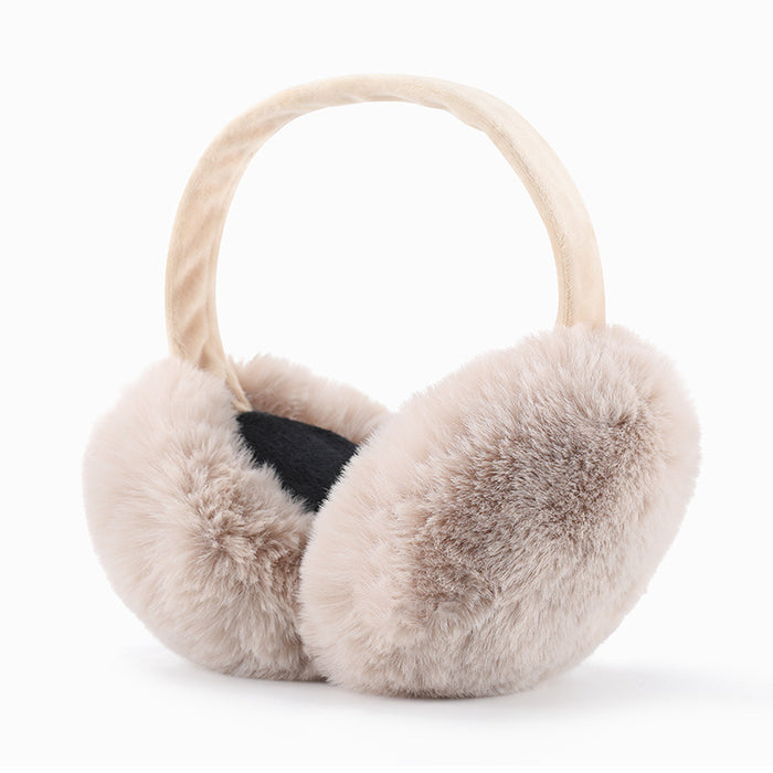 Wholesale Earmuff Plush Winter Warmth Windproof and Cold Plus Fleece Thickening Foldable JDC-EF-GuD002