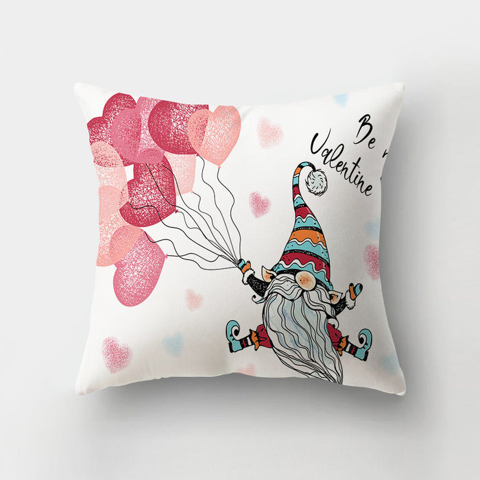 Wholesale Valentine's Day Heart Print Pillowcase JDC-PW-Beilan004