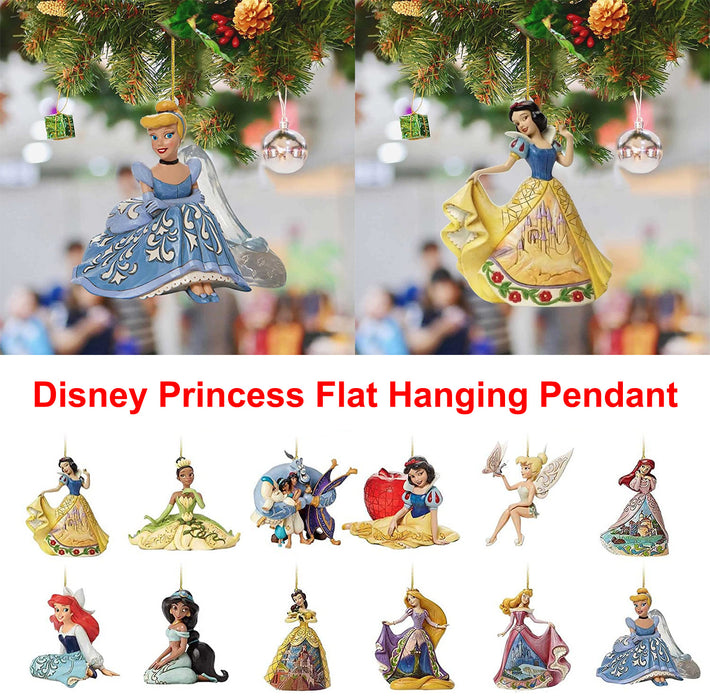 Wholesale Cute Princess Doll Acrylic Christmas Decoration Pendant (M) MOQ≥2 JDC-DCN-QHong004