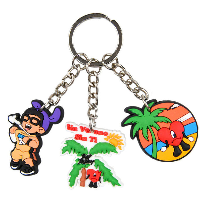 Wholesale Keychain PVC Cute Cartoon Pendant MOQ≥10 (M) JDC-KC-BZYH007