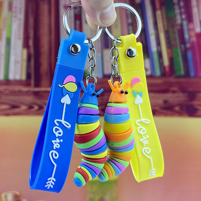 Wholesale keychain pvc cartoon cute bag accessories MOQ≥2 JDC-KC-MQu008