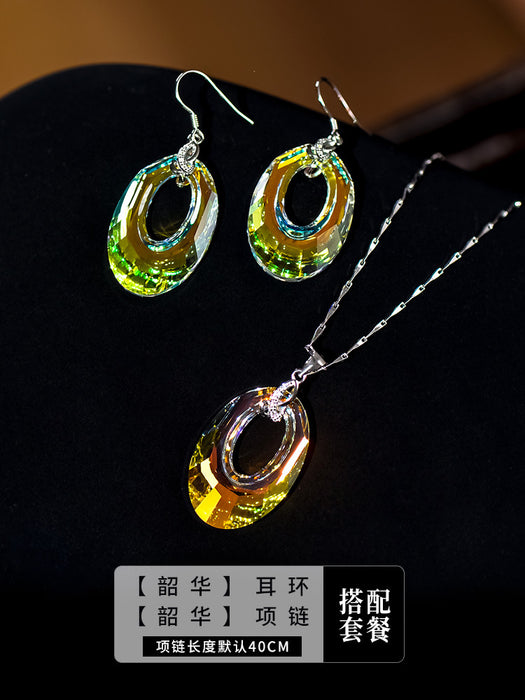 Wholesale crystal short earrings fashion gift JDC-ES-kait007