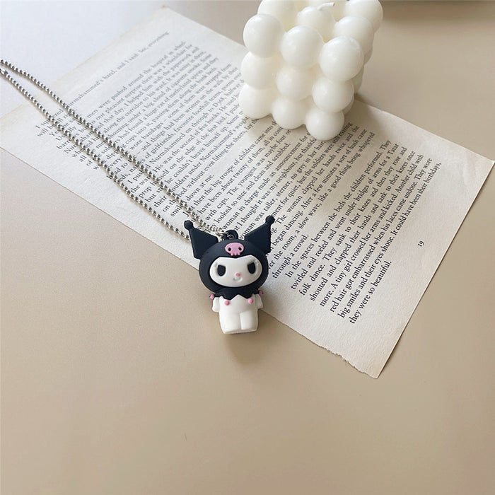 Wholesale acrylic cartoon character cute necklace JDC-NE-shier002