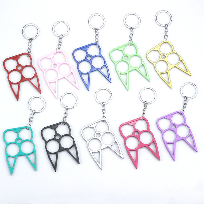 Wholesale Colorful Metal Keychain MOQ≥2 JDC-KC-ChaoH039