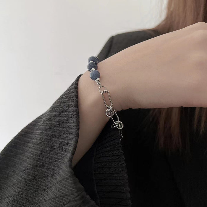 Wholesale Bracelet Hand Premium Sense Niche Design Beaded Opal Stitching JDC-BT-NaiS001