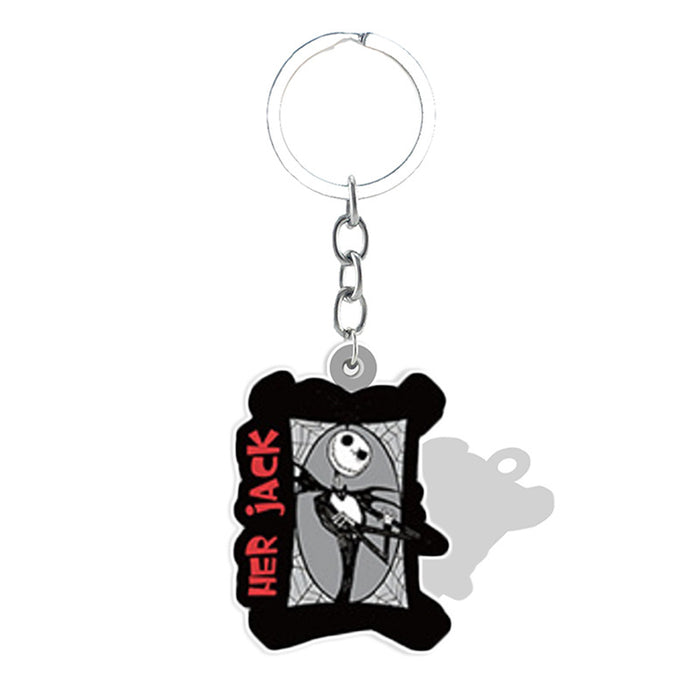 Wholesale Keychain Shrink Sheet Resin Iron Chain Anime Cartoon Cute MOQ≥2 JDC-KC-WJiao013