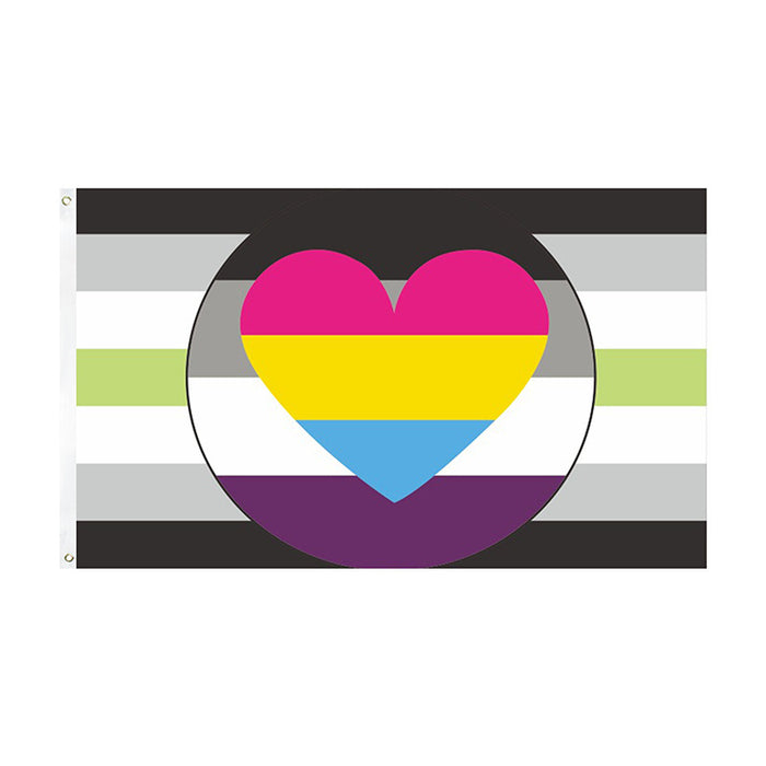 Wholesale LGBT Pride Day Polyester Flag JDC-FG-RJin001