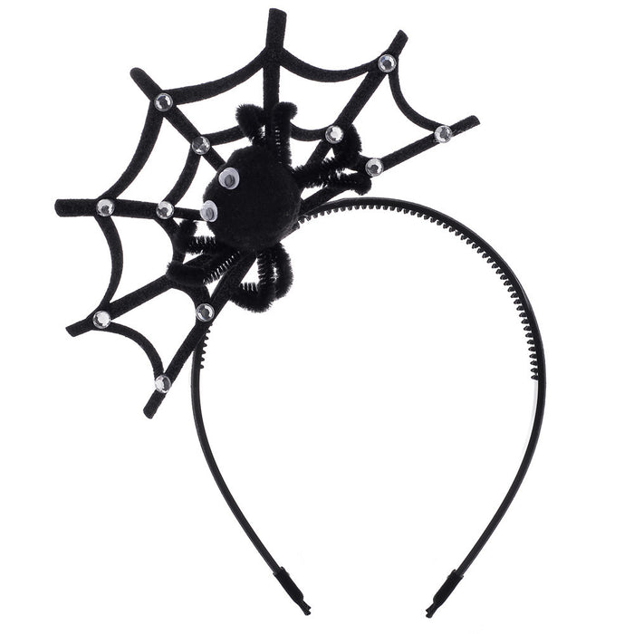 Tela de cabeza al por mayor Web Spider Web Halloween JDC-HD-LANJ004