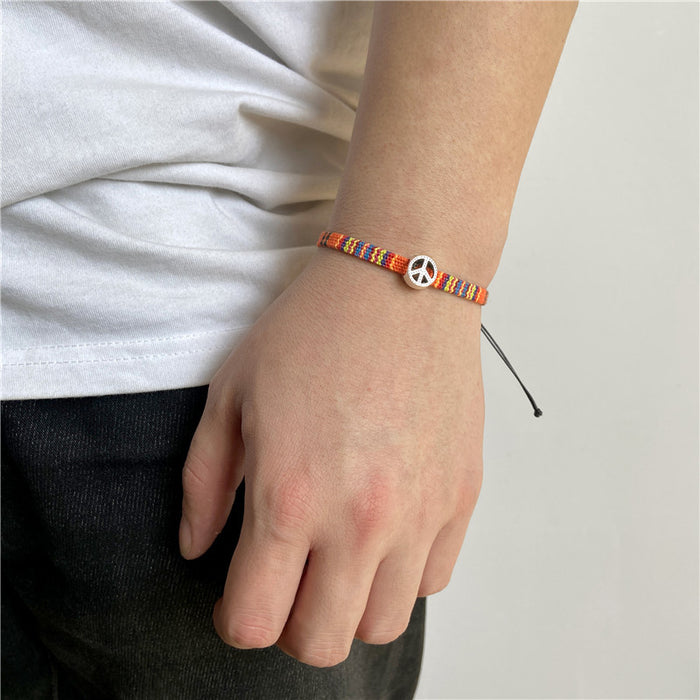 Wholesale boho hand woven bracelet for men all match JDC-BT-YinY016