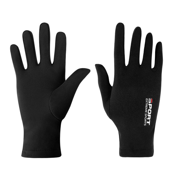 Wholesale Gloves Polyester Winter Velvet Sports Outdoor Touch Screen MOQ≥2 JDC-GS-HaoS003