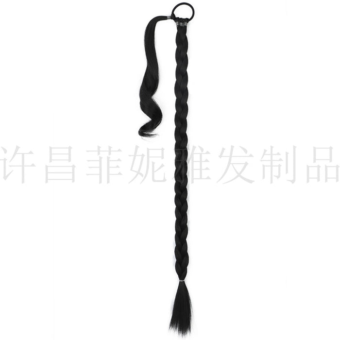 Wholesale Wigs high temperature silk can not be dyed twist ponytail MOQ≥3 JDC-WS-FNY003