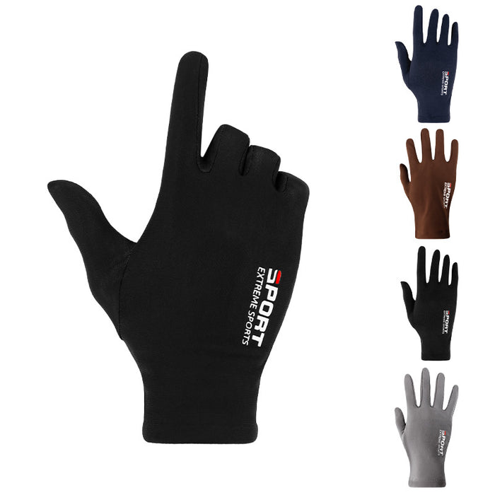 Wholesale Gloves Polyester Winter Velvet Sports Outdoor Touch Screen MOQ≥2 JDC-GS-HaoS003