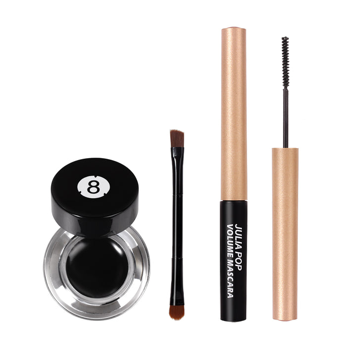 Wholesale Mascara Eyeliner Set Combination Waterproof Curl Long Lasting MOQ≥3 JDC-MA-XLS001