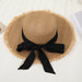 Jewelry WholesaleWholesale Summer Ladies Sunscreen Straw Hat Bow Holiday Beach Hat JDC-FH-GuoD003 Fashionhat 国冬 %variant_option1% %variant_option2% %variant_option3%  Factory Price JoyasDeChina Joyas De China