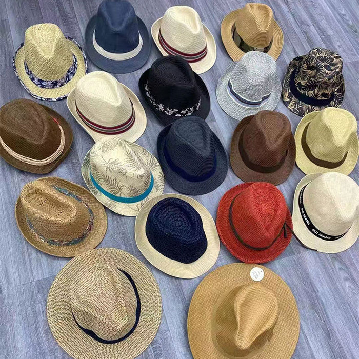 Wholesale random 100pcs cotton fisherman hat letter embroidered sunscreen sunshade hat JDC-FH-CCan002