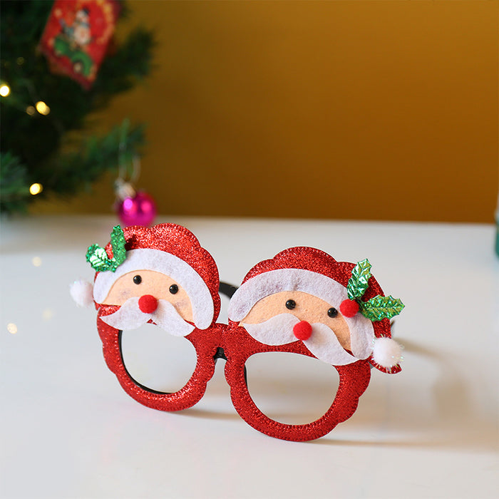 Decoraciones al por mayor Gafas de decoración de Navidad MOQ≥2 JDC-DCN-Jincheng001