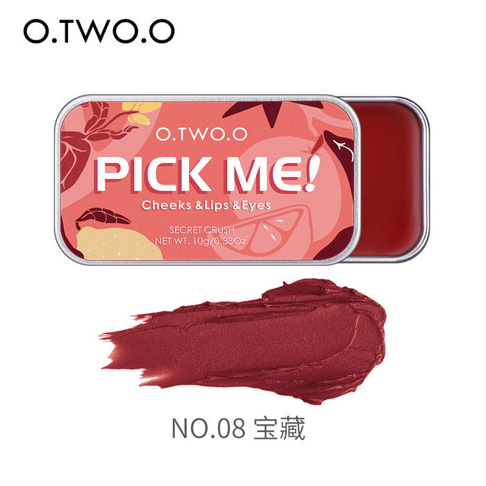 Wholesale Lipstick Eyeshadow Blush 3 in 1 Contouring Palette JDC-MK-DE003