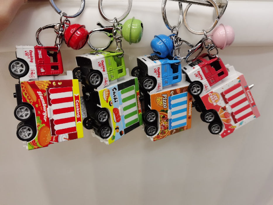 Wholesale Keychains Plastic Alloy Food Truck MOQ≥2 JDC-KC-LYD003