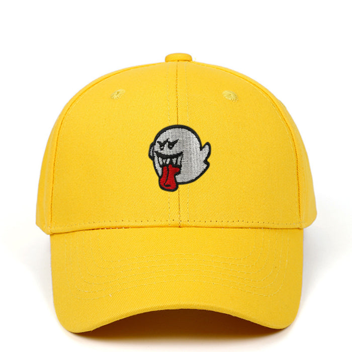 Wholesale Hat Cotton Ghost Embroidered Visor Baseball Cap JDC-FH-CSheng006